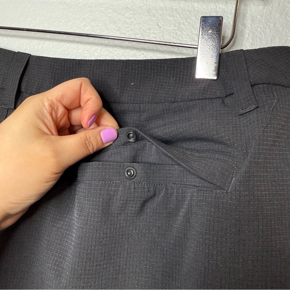 Lululemon Men’s ABC Commission Shorts Charcoal Stretch Woven Shorts Sz 36 - Picture 10 of 10